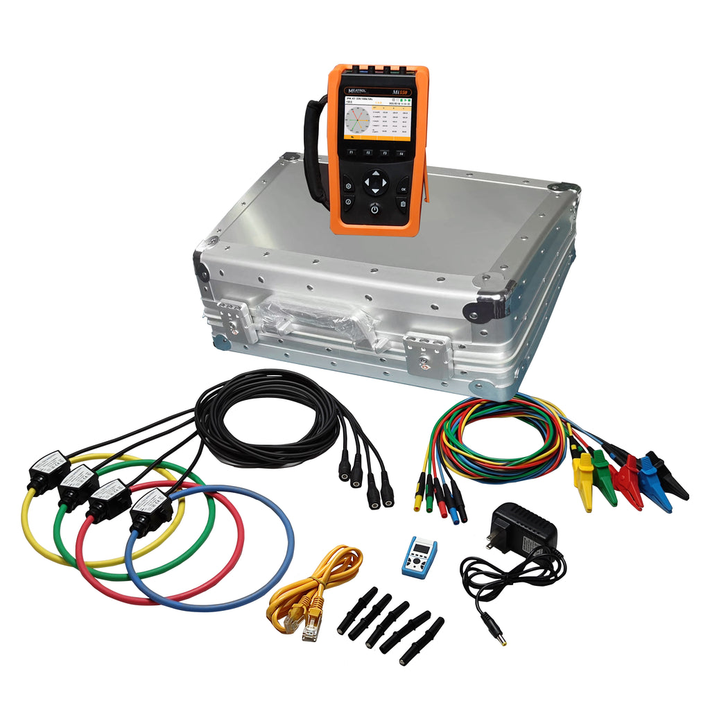 Three‑Phase Power Quality Meter — Handheld Industrial Analyzer