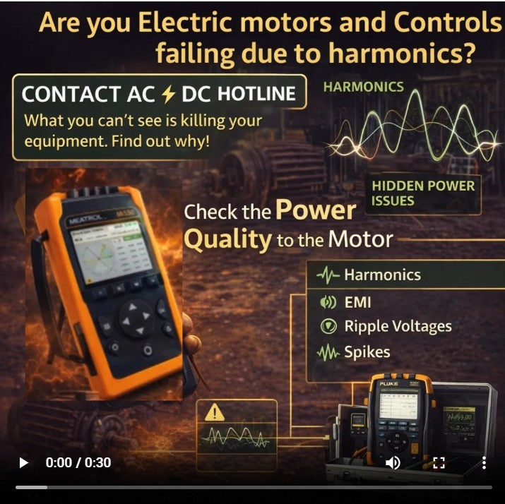 Three‑Phase Power Quality Meter — Handheld Industrial Analyzer