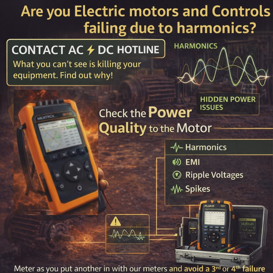 Three‑Phase Power Quality Meter — Handheld Industrial Analyzer